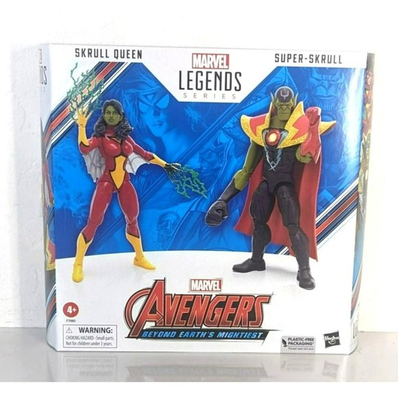 Hasbro Other - Marvel Legends Avengers 60th Anniversary Skrull Queen and Super-Skrull 6-Inch Ac